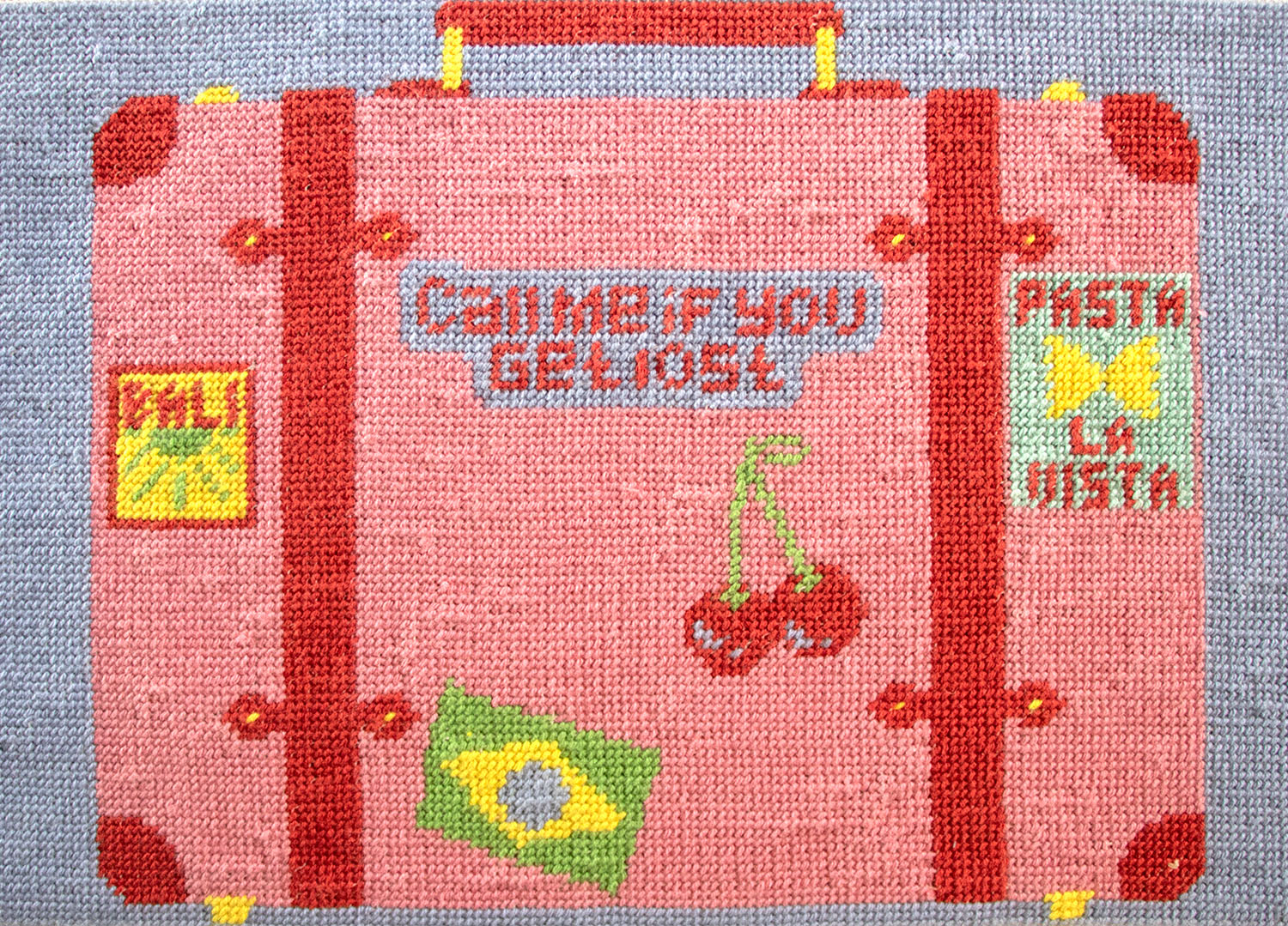 Call Me If You Get Lost Petit Point Pattern