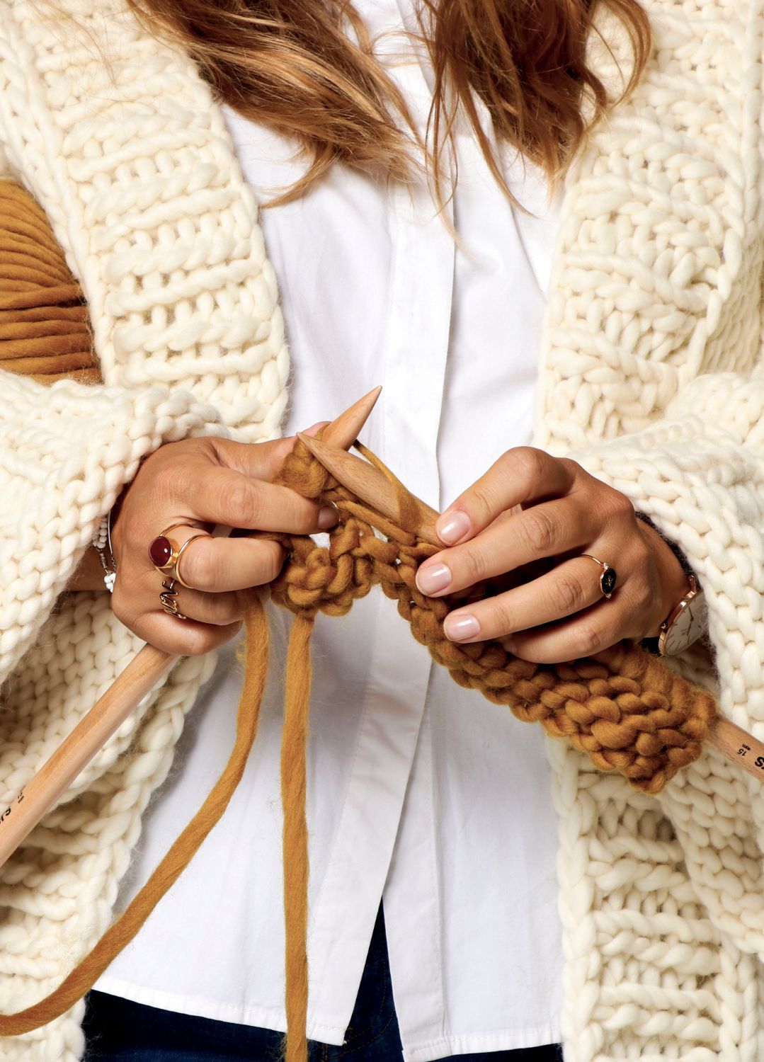 We are knitters simone cardigan top