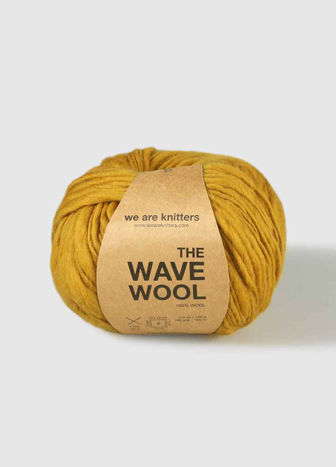 The Wave Wool Mustard